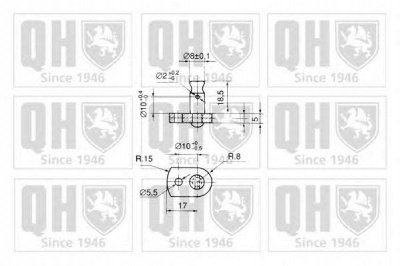 QUINTON HAZELL qts128113 -  Газовая пружина, крышка багажник